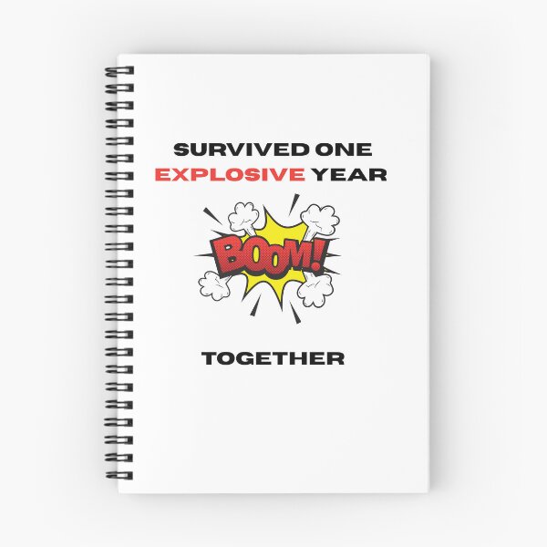 Item preview, One Explosive Year Together Funny Gifts For Couples designed and sold by Claudia3891.