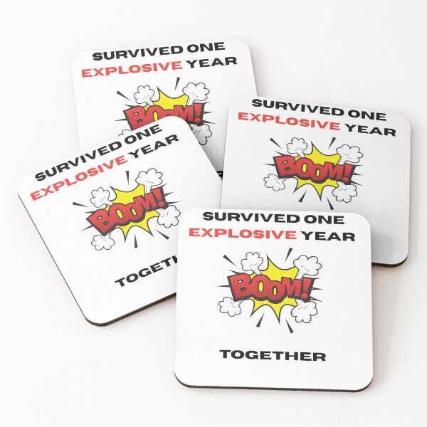 Item preview, One Explosive Year Together Funny Gifts For Couples designed and sold by Claudia3891.