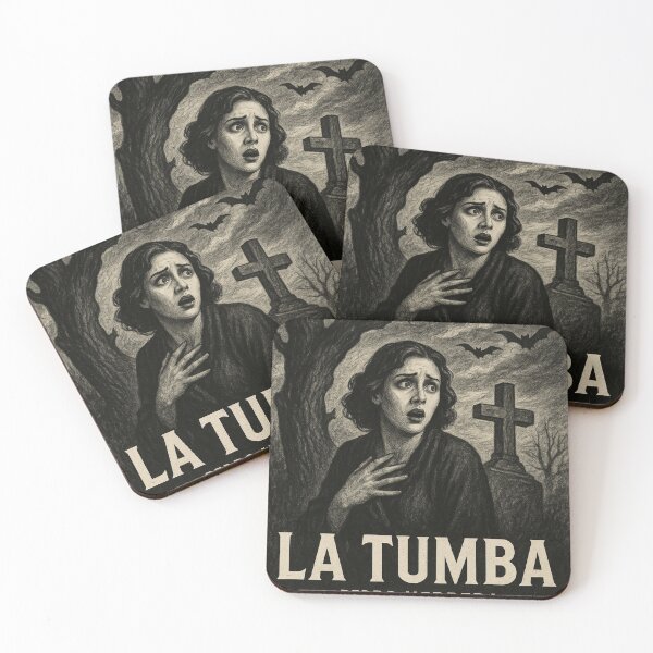 Item preview, Póster de película de terror vintage La Tumba de 1929 designed and sold by MarTomDub.
