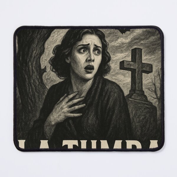Item preview, La Tumba 1929 Vintage Horror Movie Poster designed and sold by MarTomDub.