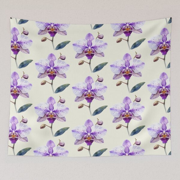 Item preview, Gentle beauty, large orchid bloom with white and purple spots designed and sold by LiskoDesign.