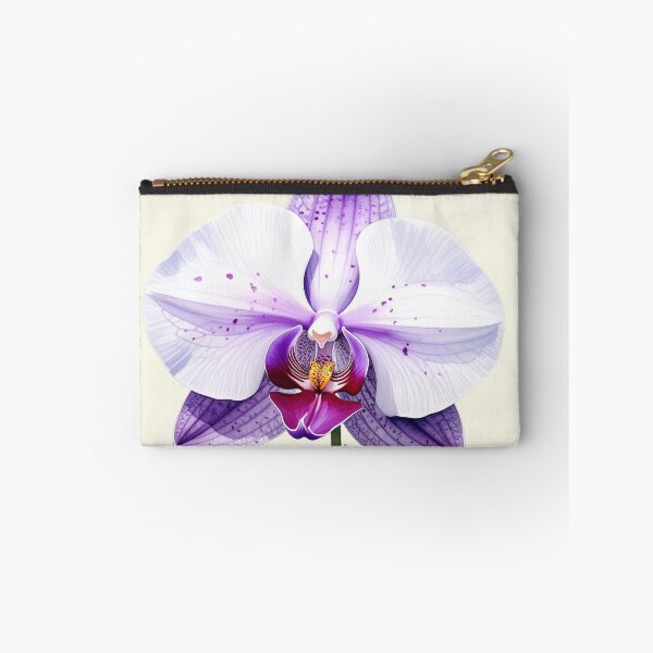 Item preview, Gentle beauty, large orchid blossom white purple designed and sold by LiskoDesign.