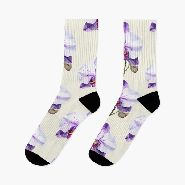 Item preview, Gentle beauty, large orchid blossom white purple designed and sold by LiskoDesign.
