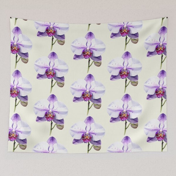 Item preview, Gentle beauty, large orchid blossom white purple designed and sold by LiskoDesign.