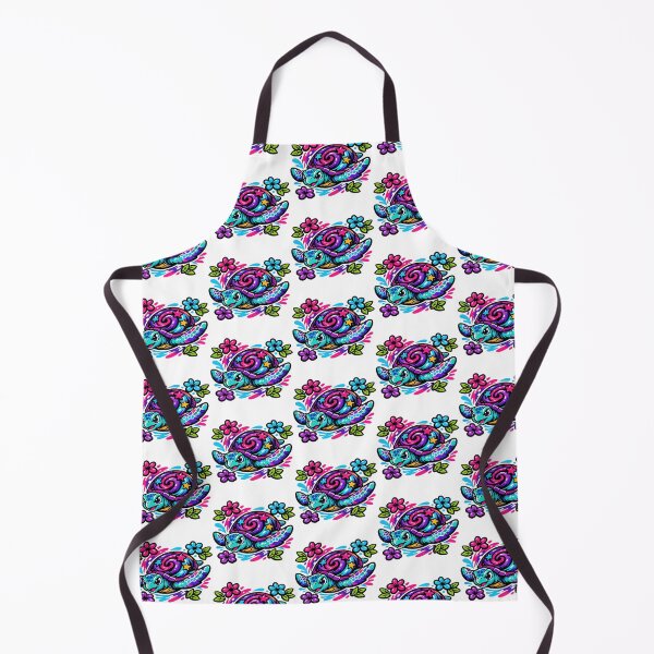 Item preview, Graffiti Pop Galaxy Sea Turtle with Floral Marks designed and sold by zoughlal.