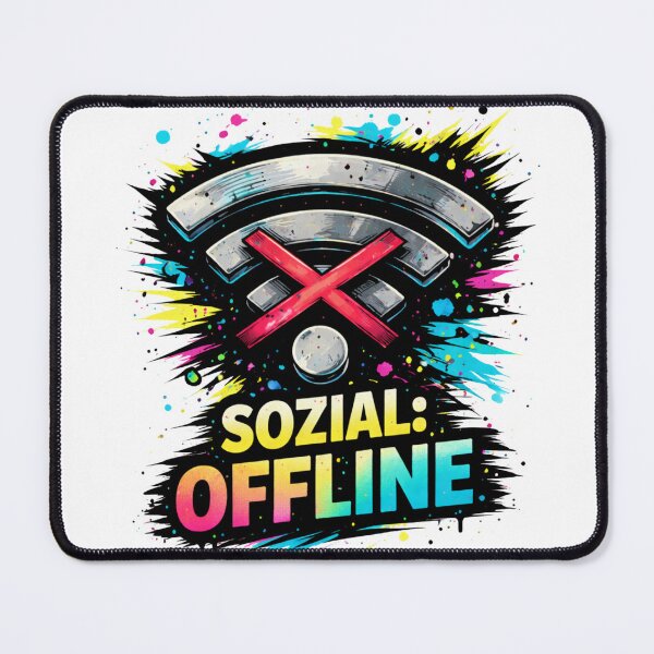 Item preview, Social: Offline – Digital Detox Statement Design with Humor, Funny Gift designed and sold by FrenchieFever.