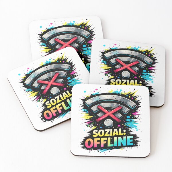Item preview, Social: Offline – Digital Detox Statement Design with Humor, Funny Gift designed and sold by FrenchieFever.