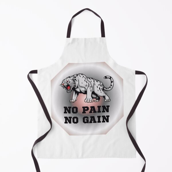 Item preview, Angry Tiger No Pain No Gain Gym Motivation designed and sold by Adappai.