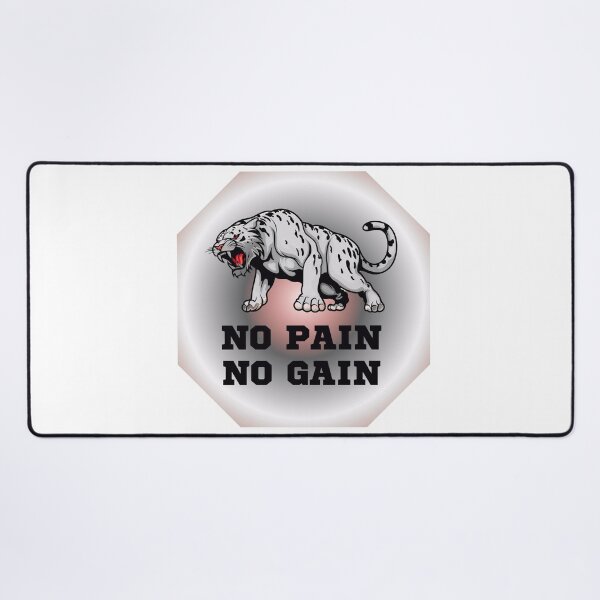 Item preview, Angry Tiger No Pain No Gain Gym Motivation designed and sold by Adappai.