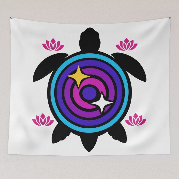 Item preview, Concentric Ripple Shell Sea Turtle with Optical Motion designed and sold by zoughlal.