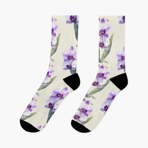 Item preview, Gentle beauty, orchid white with purple spots designed and sold by LiskoDesign.