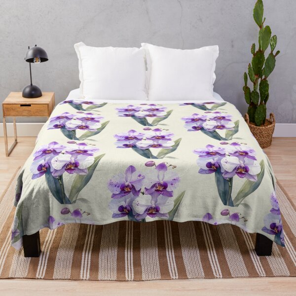 Item preview, Gentle beauty, orchid white with purple spots designed and sold by LiskoDesign.