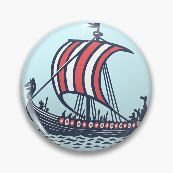 Item preview, Minimalist Norse Viking Longship | Sailing Vikings Simple Illustration designed and sold by Based History.