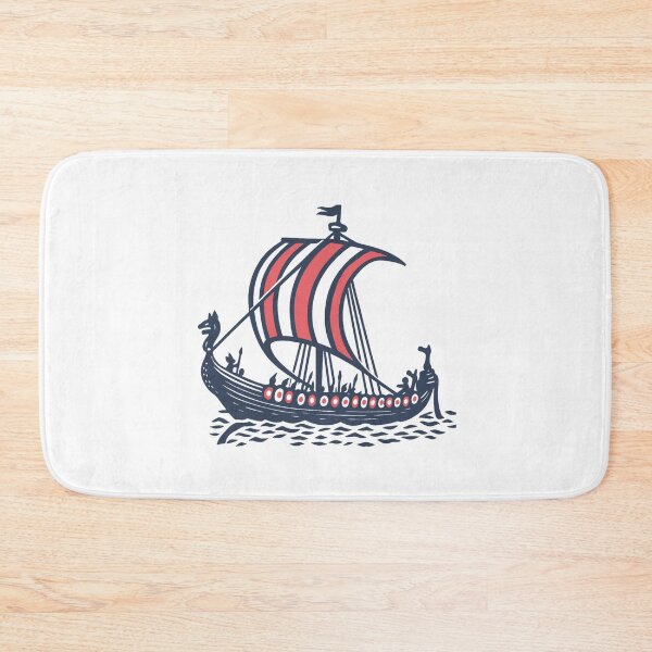 Item preview, Minimalist Norse Viking Longship | Sailing Vikings Simple Illustration designed and sold by Based History.
