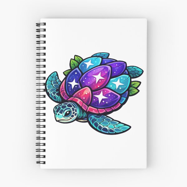 Item preview, Botanical Armor Plate Shell Sea Turtle with Cosmic Petals designed and sold by zoughlal.