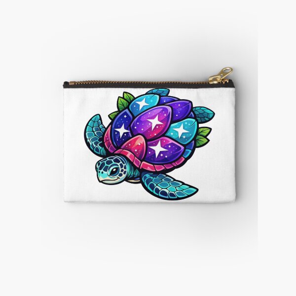 Item preview, Botanical Armor Plate Shell Sea Turtle with Cosmic Petals designed and sold by zoughlal.