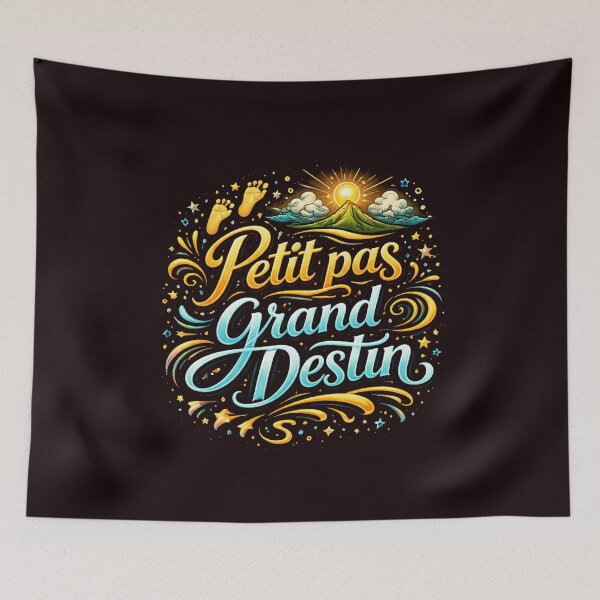 Item preview, Small steps, great destiny designed and sold by vystekimages.