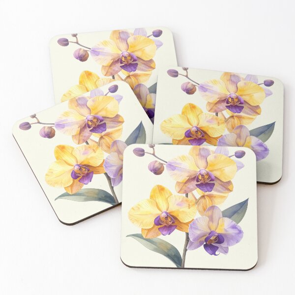 Item preview, Gentle beauty, orchid yellow, purple mix designed and sold by LiskoDesign.