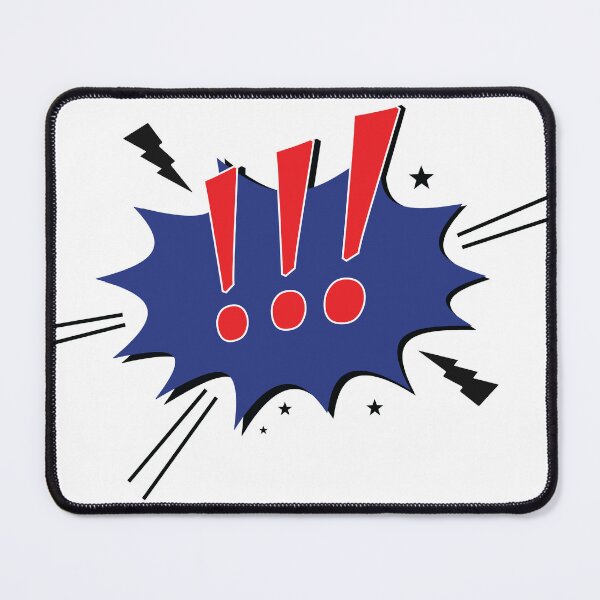 Item preview, Comic Balloon Exclamation Point designed and sold by RPMELO.