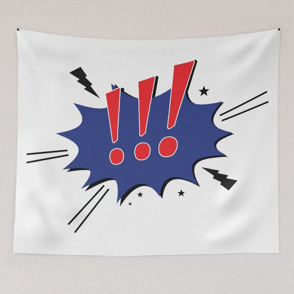 Item preview, Comic Balloon Exclamation Point designed and sold by RPMELO.