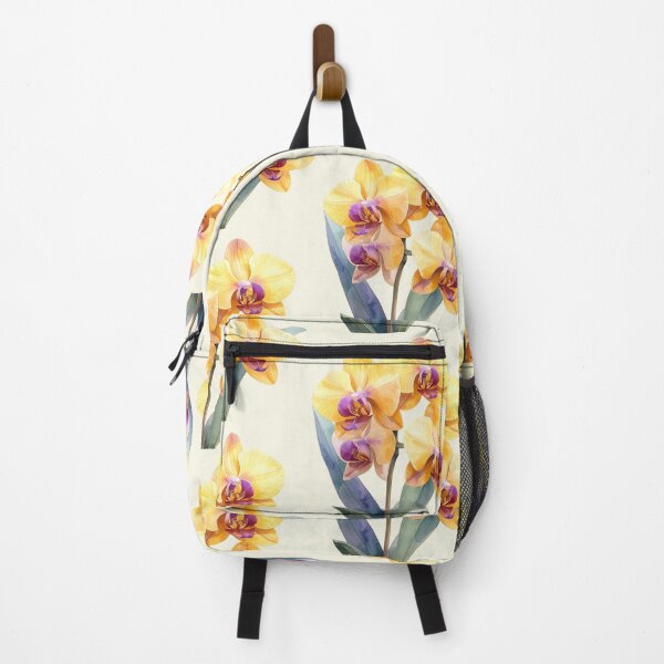 Item preview, Gentle beauty, yellow orchid with a purple center designed and sold by LiskoDesign.