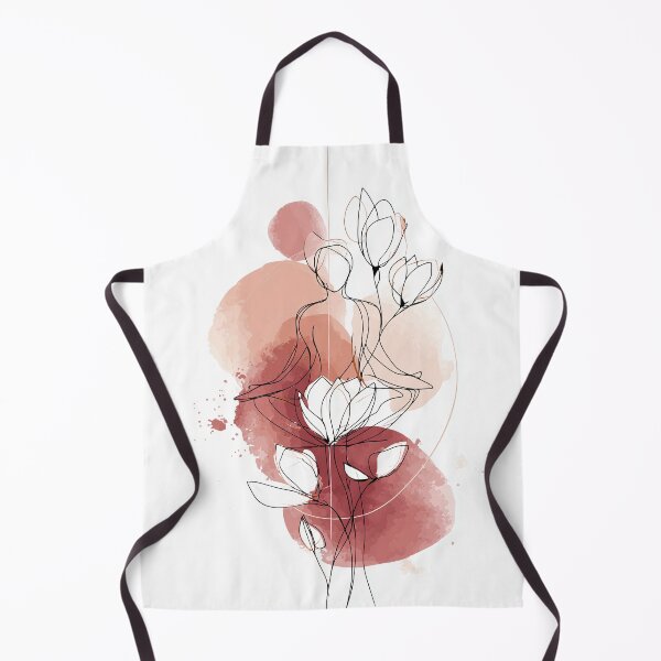 Item preview, Abstract Female Figure doing yoga with Flowers designed and sold by lautir.