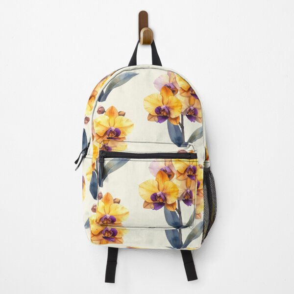 Item preview, Gentle beauty, yellow orchid with a dark purple center designed and sold by LiskoDesign.
