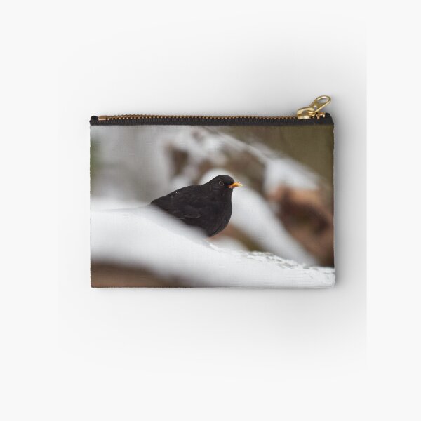 Item preview, Snowtime. Eurasian blackbird Winter 2026 designed and sold by Jouko Lehto Photography.