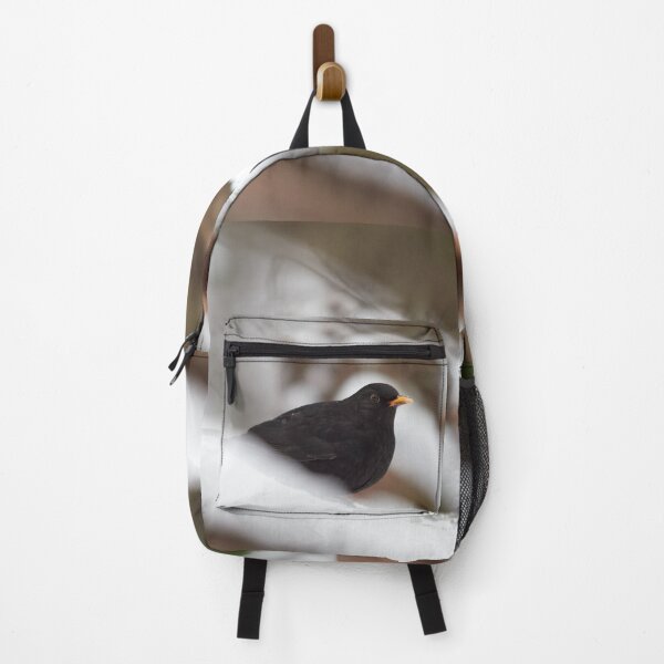 Item preview, Snowtime. Eurasian blackbird Winter 2026 designed and sold by Jouko Lehto Photography.