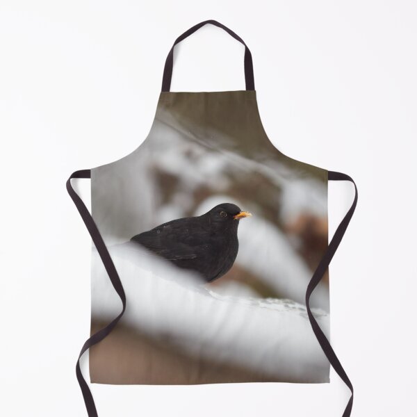 Item preview, Snowtime. Eurasian blackbird Winter 2026 designed and sold by Jouko Lehto Photography.