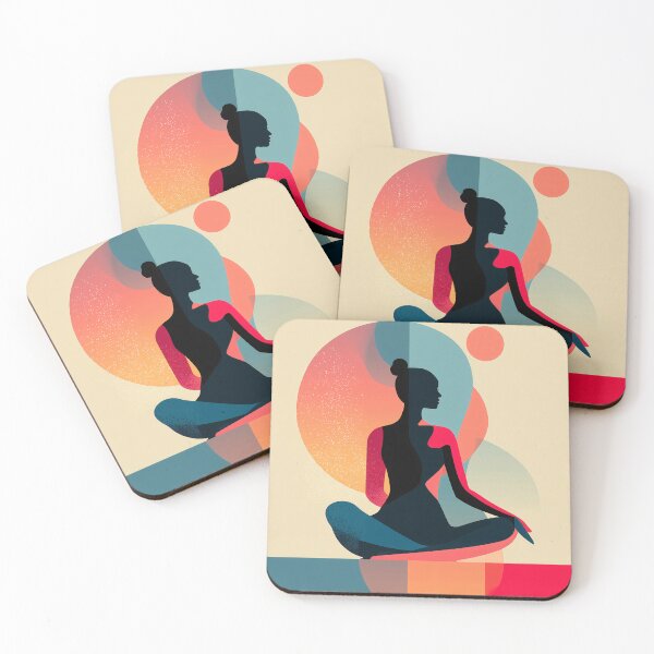 Item preview, Abstract boho Meditation Silhouette designed and sold by lautir.