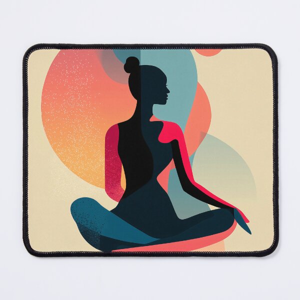 Item preview, Abstract boho Meditation Silhouette designed and sold by lautir.