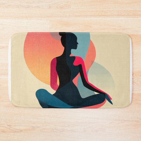 Item preview, Abstract boho Meditation Silhouette designed and sold by lautir.