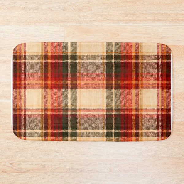 Item preview, Classic Red Tartan Plaid Pattern with Green & Cream (AI Textile Design) designed and sold by Cleora Art .