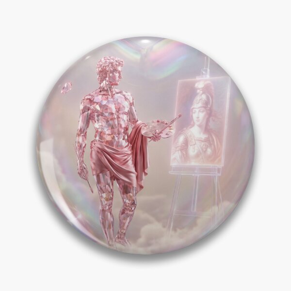 Item preview, “Valentine Crystal Muse in Iridescent Heart Bubble” designed and sold by VieSante.