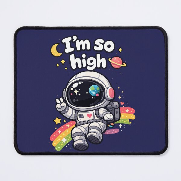 Item preview, Crazy Astronaut ''I'm so high'' designed and sold by VenusArtStyle.