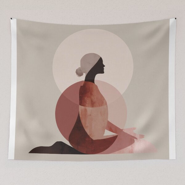 Item preview, Meditative Silhouette boho style designed and sold by lautir.