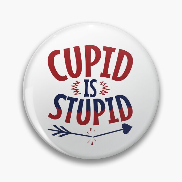 Item preview, Cupid is Stupid Anti Valentine's Day Single  designed and sold by jaygo.
