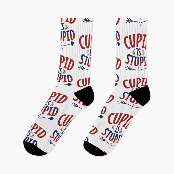 Item preview, Cupid is Stupid Anti Valentine's Day Single  designed and sold by jaygo.