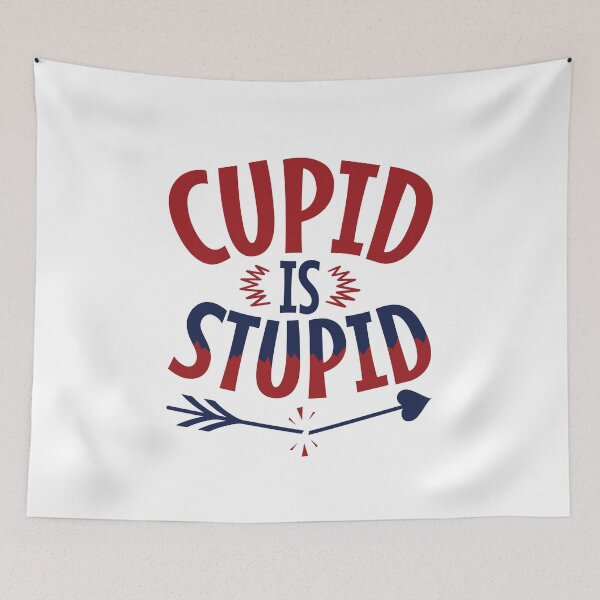 Item preview, Cupido es un soltero estúpido contra el día de San Valentín designed and sold by jaygo.