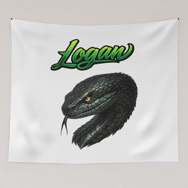 Item preview, Logan Snake Zodiac — Mystery and Power of the Chinese Snake designed and sold by AlexLineArt.