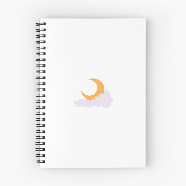 Item preview, a clouded crescent moon designed and sold by MYOMYO.