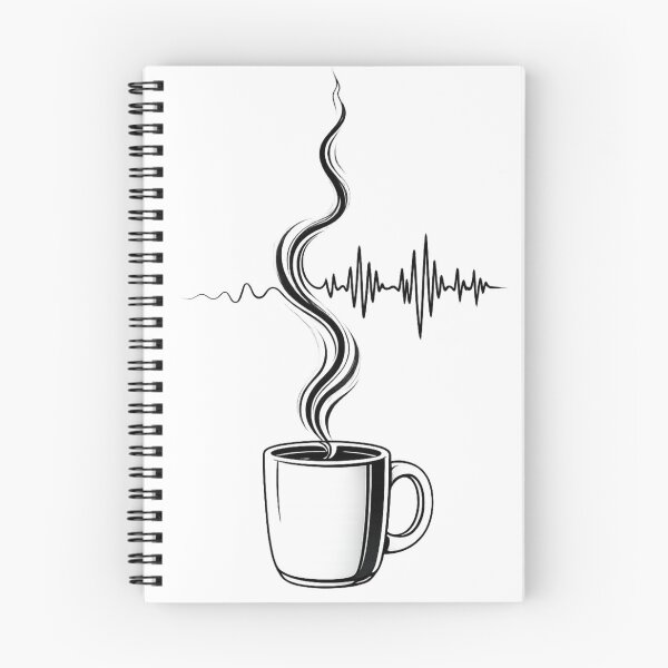 Item preview, Coffee and Radio Waves designed and sold by MeowsicToMyEarz.