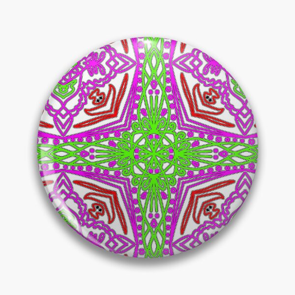 Item preview, "Ornamental Quadrant Pattern with Floral Cross and Diamond Motifs" designed and sold by nighttime1990.