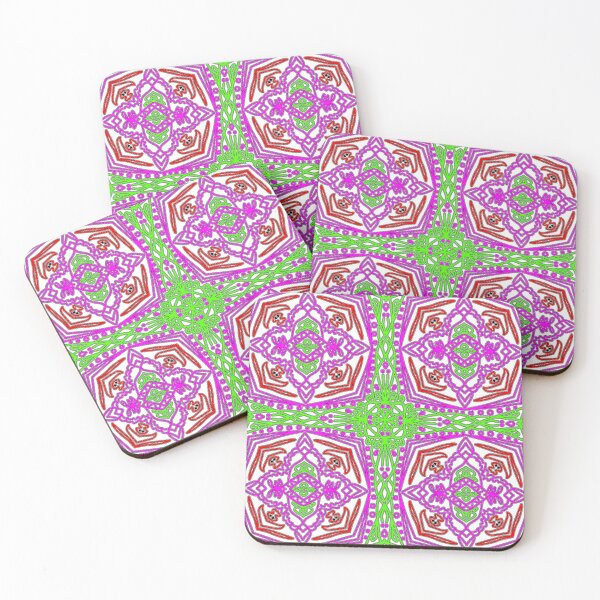 Item preview, "Ornamental Quadrant Pattern with Floral Cross and Diamond Motifs" designed and sold by nighttime1990.