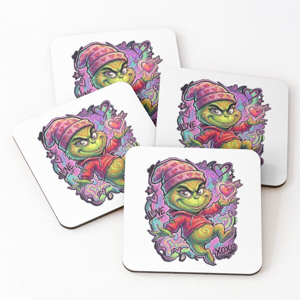 Item preview, Baby Grinch Valentine Love Magic designed and sold by JaaGo PopLab.
