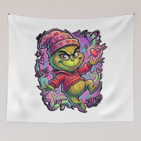 Item preview, Baby Grinch Valentine Love Magic designed and sold by JaaGo PopLab.