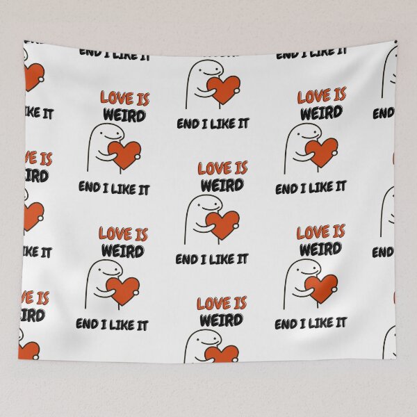 Item preview, Love is weird, and I like it. designed and sold by Nubesss.