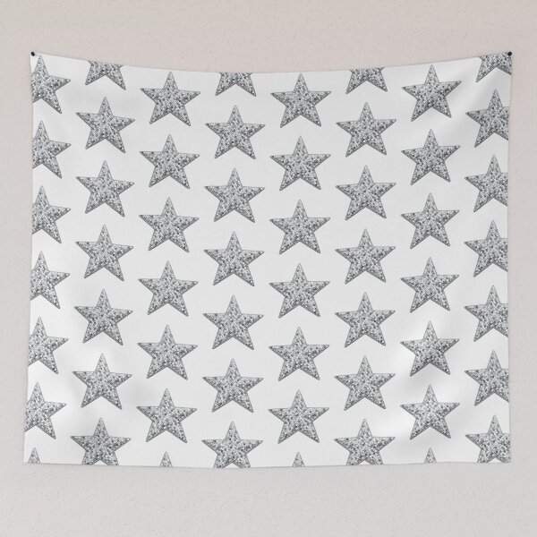 Item preview, Silver Sequin Star designed and sold by parisiantoast.