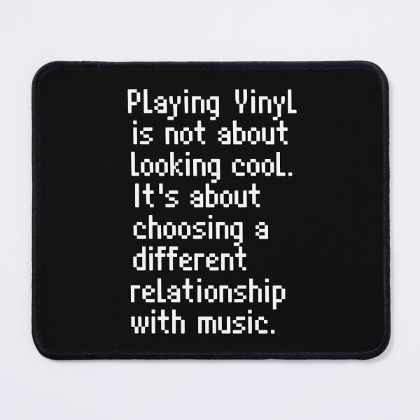 Item preview, Playing Vinyl – 8-Bit Typography DJ Wall Art for True Music Lovers designed and sold by paulo silveira.